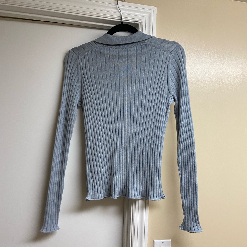 Vince Ribbed Top - Picture 2 of 4